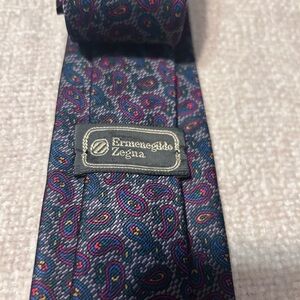 Ermenegildo Zegna Multicolor Paisley Tie